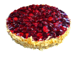 Himbeertorte mit Vanillecreme