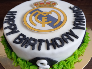 Fussballverein Torte, rund