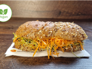 Papillon Rustic VEGAN mit Zucchetti-Dinkel-Tatar
