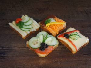 Belegte Brötli ganz VEGAN, nach Kundenwunsch