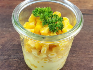 Maissalat im Gläsli Apero
