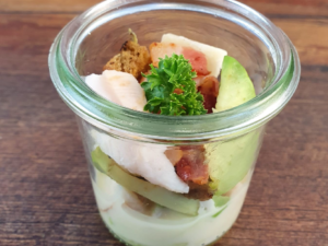 Caesar Salat im Gläsli Apero