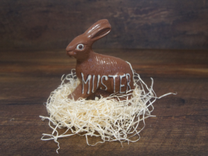 Osterhase mit Namen 120g., Vanille